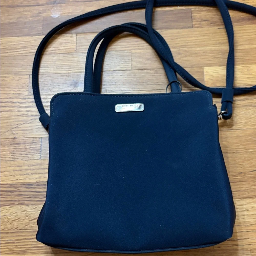 Nine West Black fabric Crossbody Bag NWOT - Picture 1 of 6